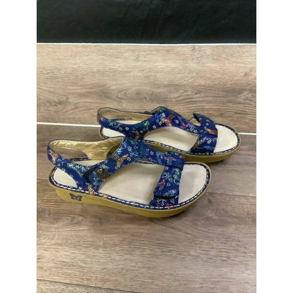 Alegria Sandals KEN-158 Kendra Humming Bird Comfort Women Size 38. EUC